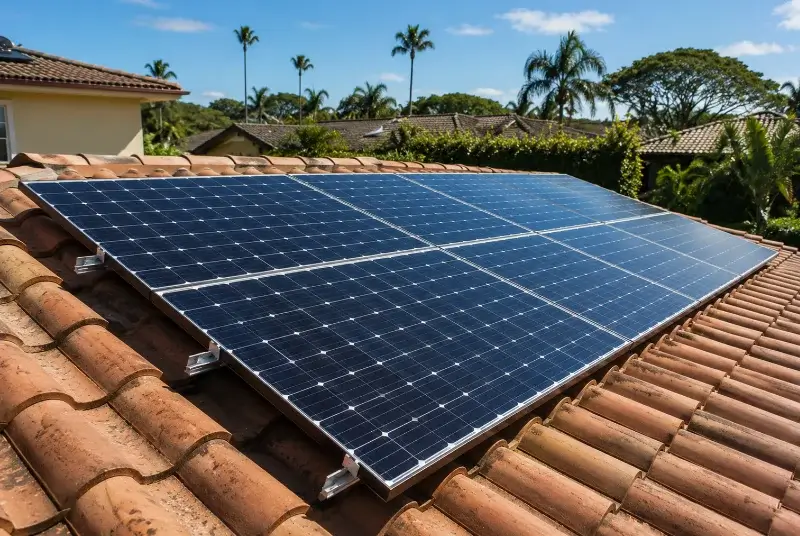 Installation de panneaux solaires à Plassac
